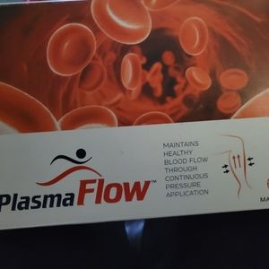 Plasma flow Leg compression cuffs